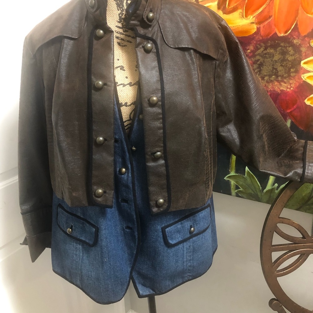 Vest and jacket combo